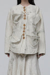 Mutedance Velvet/Silk Hand-Tied Jacket MD-MD23FW56-HUIBAI Silk PM89